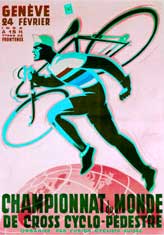 Cyclocross vintage event poster
