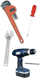 Tools needed for building a DIY bicycle repair stand Tools needed for building a DIY bicycle repair stand