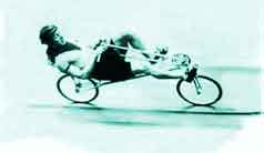 Francis Faure's recumbent bicycle record