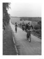 To Relieve the Regular Forest Rangers These Girls on Bicycles Have a Fire Patrol