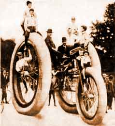Giant Eight-Man Tricycle Publicity Stunt