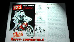 Huffy Convertible Childrens Bicycle Advertisement