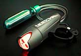 Angstrom hydrogen powered bicycle safety light