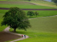 Bicycling in Basel Land, Jura Mountains, Switzerland