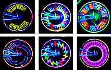 Spokes - bicycle safety lights