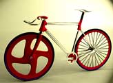 Stylish 'fixie' bicycle