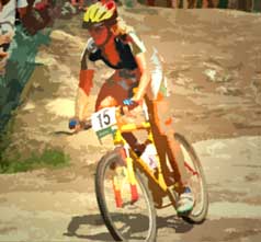 Paola Pezzo, Olympic Mountain Bicyclist