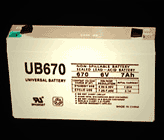 Sealed Lead Acid battery lights