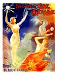 Societe du Gaz vintage bicycle poster
