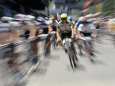 Bicycle Racers in Motion