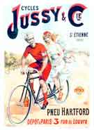 cycles jussy tandem bicycle poster