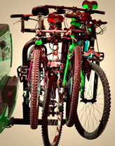 hitch mounted bike rack