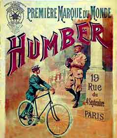 humber bicycle poster