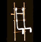 ladder mounted 2 rv bike racks