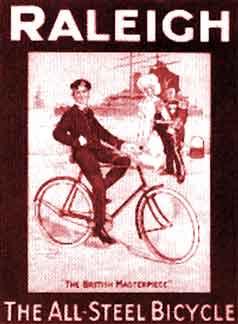 raleigh bicycle poster