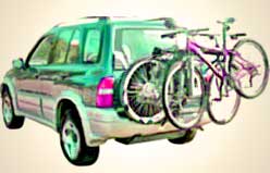 spare tire bike car rack