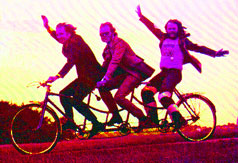 the goodies trandem bicycle