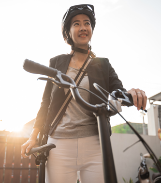 commuter-riding-folding-bike