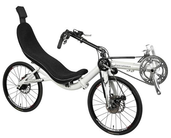 recumbent-bike-folding-front-wheel-performercycles