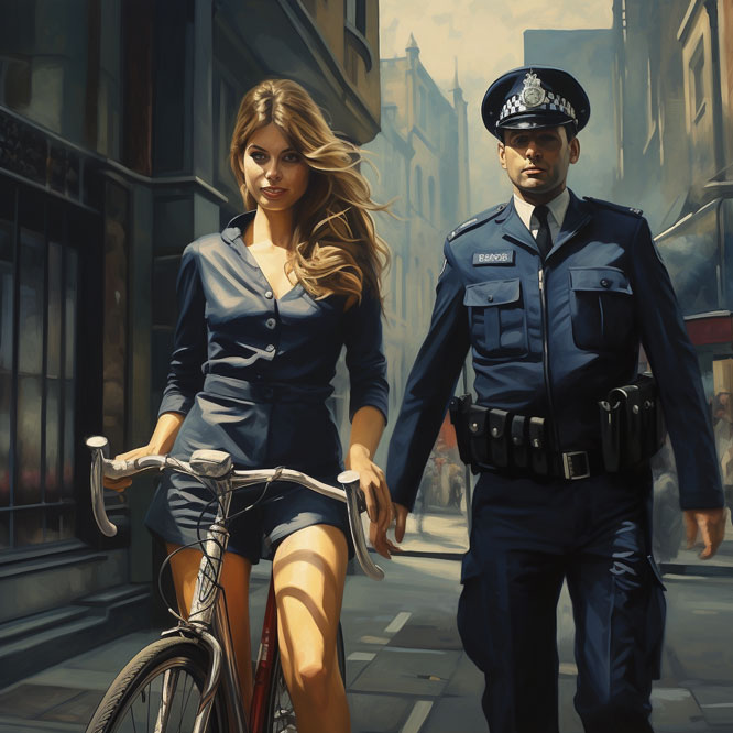 police-with-female-cyclist-dui